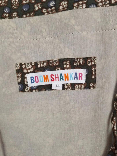 Boom Shankar Soft Boho Feathers Dress Size 14 by SwapUp-Online Second Hand Store-Online Thrift Store