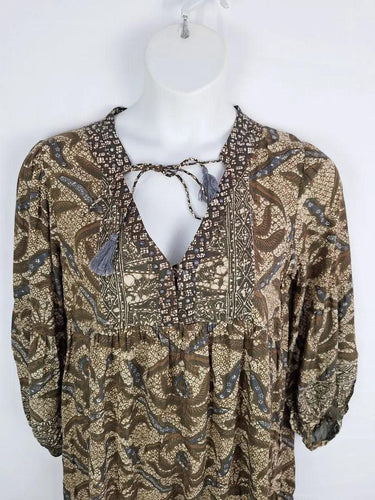 Boom Shankar Soft Boho Feathers Dress Size 14 by SwapUp-Online Second Hand Store-Online Thrift Store