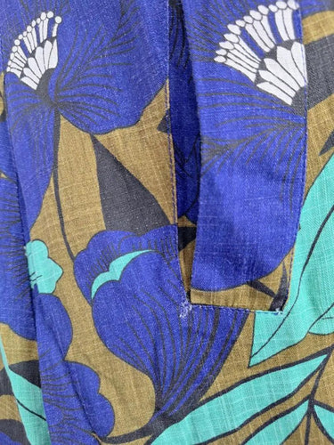 Boom Shankar Zip Front Floral Shift Dress Size 8 by SwapUp-Online Second Hand Store-Online Thrift Store