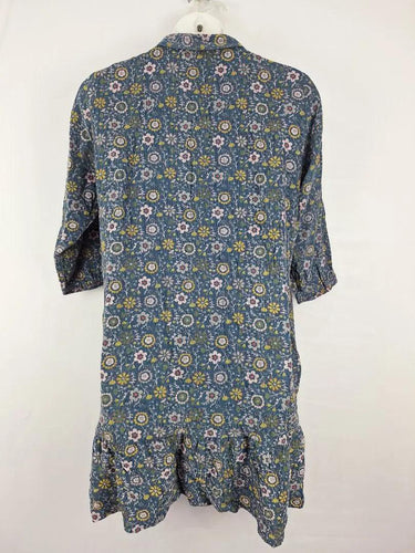 Brakeburn Folk Art Floral Fine Corduroy Shirt Midi Dress Size 18 by SwapUp-Online Second Hand Store-Online Thrift Store