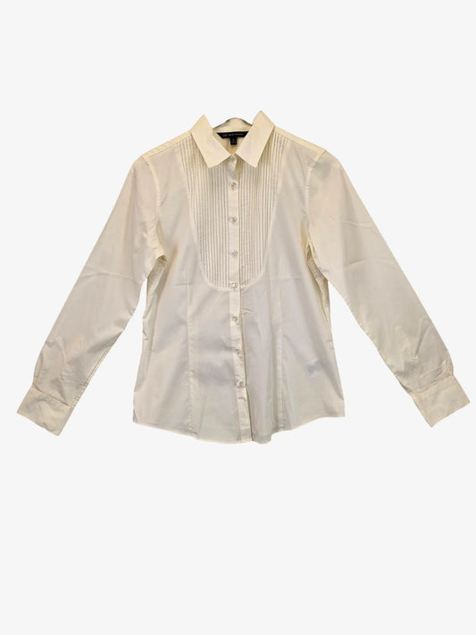 Brooks Brothers Pleated Office Button Down Shirt Size 8 by SwapUp-Online Second Hand Store-Online Thrift Store