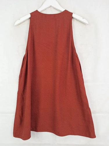 Bul Brick Shell Button Tent Top Size 14 by SwapUp-Online Second Hand Store-Online Thrift Store