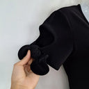 By Johnny Bonded Bow Sleeve Fitted Midi Dress Size 10 by SwapUp-Online Second Hand Store-Online Thrift Store