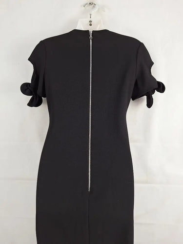 By Johnny Bonded Bow Sleeve Fitted Midi Dress Size 10 by SwapUp-Online Second Hand Store-Online Thrift Store