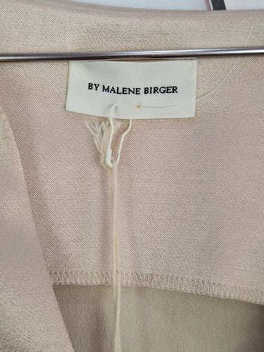 By Malene Birger Almond Satin Long Sleeve Blouse Size S by SwapUp-Online Second Hand Store-Online Thrift Store