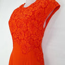 By Malene Birger Vibrant Orange Lace Top Dress Size XXS by SwapUp-Online Second Hand Store-Online Thrift Store