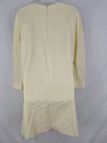 COS Pastel Lemon Zipper Midi Dress Size 10 by SwapUp-Online Second Hand Store-Online Thrift Store