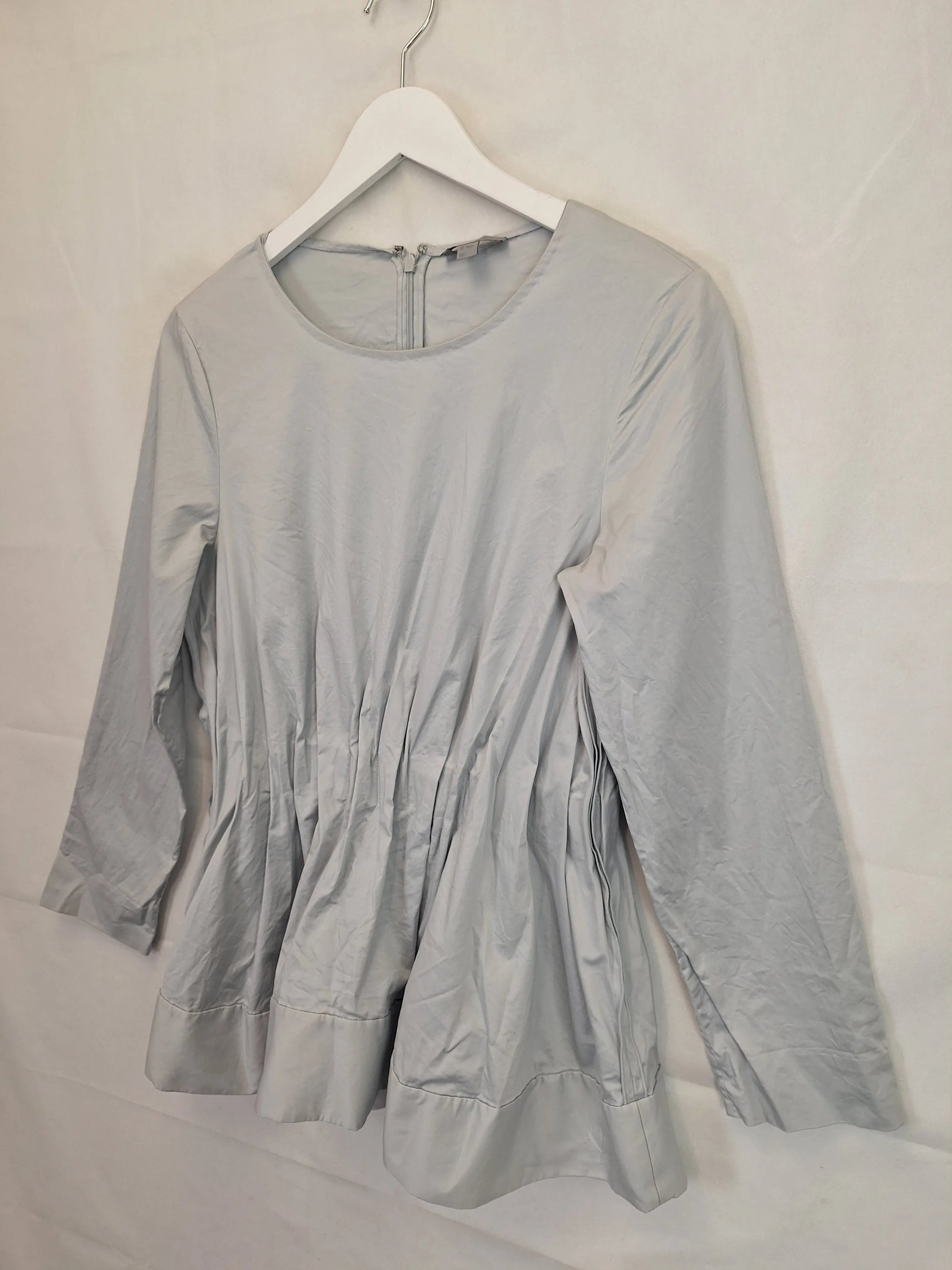 COS Waist Scrunched Top Size 12 by SwapUp-Online Second Hand Store-Online Thrift Store