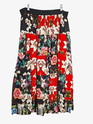 CURATE Tiered Bohemian Maxi Skirt Size L by SwapUp-Online Second Hand Store-Online Thrift Store