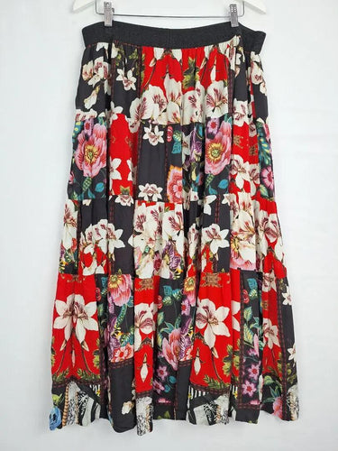 CURATE Tiered Bohemian Maxi Skirt Size L by SwapUp-Online Second Hand Store-Online Thrift Store