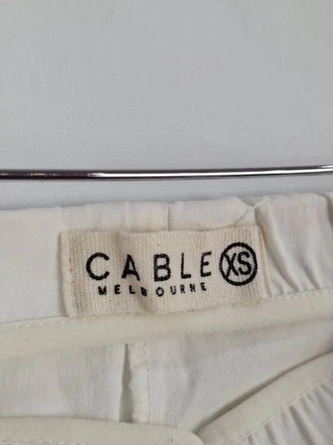 Cable Chalk Pull On Pants Size XS by SwapUp-Online Second Hand Store-Online Thrift Store