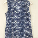 Calvin Klein Blue Diamond Panel Pleat Top Size S by SwapUp-Online Second Hand Store-Online Thrift Store