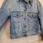 Calvin Klein Classic Cropped Denim  Jacket Size M by SwapUp-Online Second Hand Store-Online Thrift Store