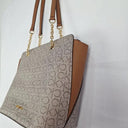 Calvin Klein Luxe Almond Shoulder Tote Bag by SwapUp-Online Second Hand Store-Online Thrift Store
