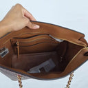 Calvin Klein Luxe Almond Shoulder Tote Bag by SwapUp-Online Second Hand Store-Online Thrift Store