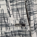 Calvin Klein Sketchbook Print Detachable Hood Jacket Size S by SwapUp-Online Second Hand Store-Online Thrift Store
