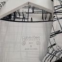 Calvin Klein Sketchbook Print Detachable Hood Jacket Size S by SwapUp-Online Second Hand Store-Online Thrift Store