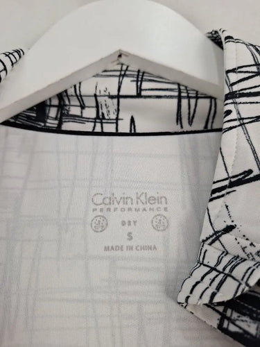 Calvin Klein Sketchbook Print Detachable Hood Jacket Size S by SwapUp-Online Second Hand Store-Online Thrift Store