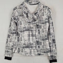 Calvin Klein Sketchbook Print Detachable Hood Jacket Size S by SwapUp-Online Second Hand Store-Online Thrift Store