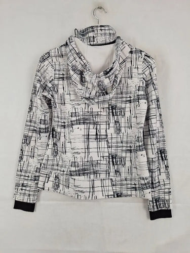 Calvin Klein Sketchbook Print Detachable Hood Jacket Size S by SwapUp-Online Second Hand Store-Online Thrift Store