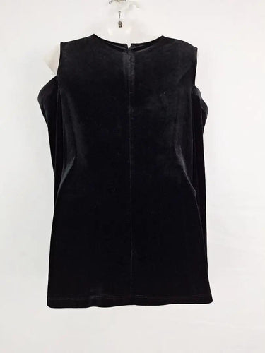 Calvin Klein Velour Cold Shoulder Top Size L by SwapUp-Online Second Hand Store-Online Thrift Store