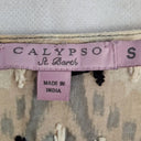 Calypso St Barth Bohemian Embroidered Longline Top Size S by SwapUp-Online Second Hand Store-Online Thrift Store
