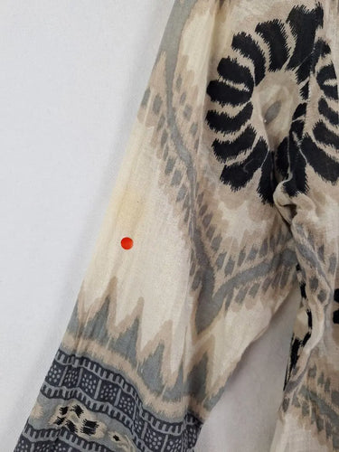 Calypso St Barth Bohemian Embroidered Longline Top Size S by SwapUp-Online Second Hand Store-Online Thrift Store