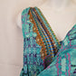 Camilla Rainbow Full Length Sarong Dress Size M by SwapUp-Online Second Hand Store-Online Thrift Store