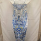 Camilla Silk Tie Front Resort Maxi Dress Size OSFA by SwapUp-Online Second Hand Store-Online Thrift Store