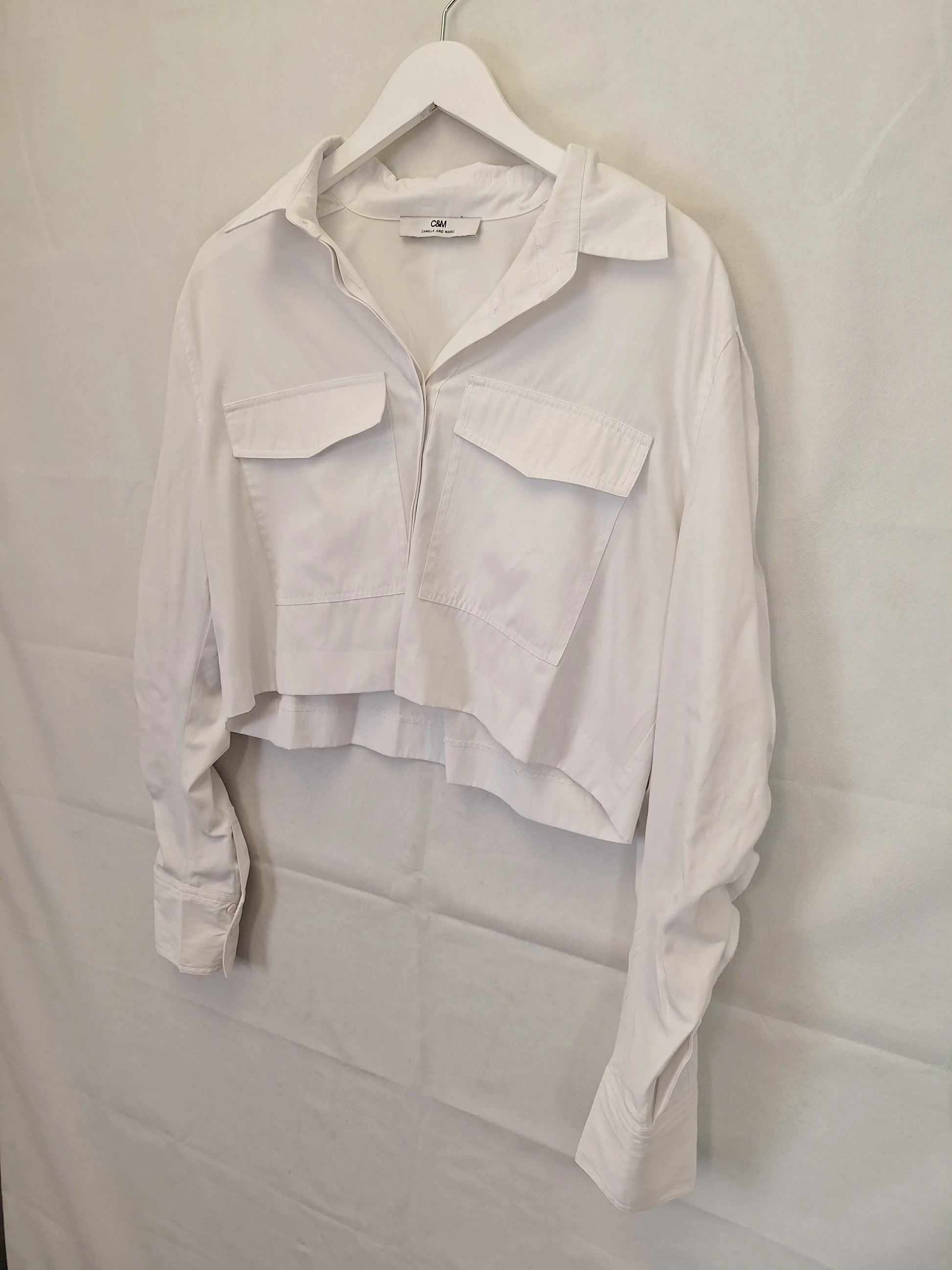 Camilla and Marc Orella Cropped Shirt Size 12 by SwapUp-Online Second Hand Store-Online Thrift Store