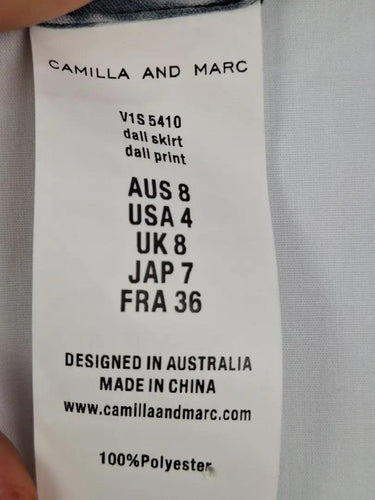 Camilla and Marc Pleated Handkerchief Dall Maxi Skirt Size 8 by SwapUp-Online Second Hand Store-Online Thrift Store