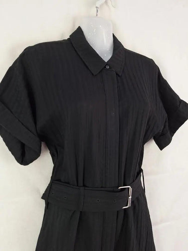 Camilla and Marc Striped Classic Belted Shirt Maxi Dress Size 10 by SwapUp-Online Second Hand Store-Online Thrift Store