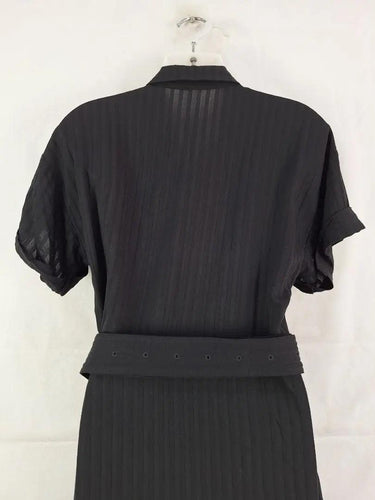 Camilla and Marc Striped Classic Belted Shirt Maxi Dress Size 10 by SwapUp-Online Second Hand Store-Online Thrift Store