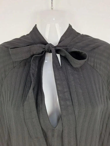 Camilla and Marc Textured Stripe Drop Waist Mini Dress Size 10 by SwapUp-Online Second Hand Store-Online Thrift Store