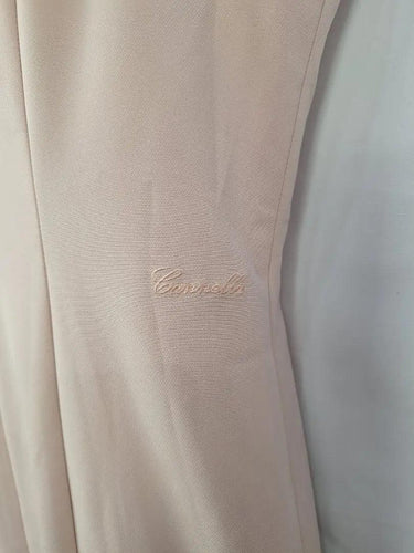 Cannella Blush Mesh Insert Tailored Midi Dress Size L by SwapUp-Online Second Hand Store-Online Thrift Store