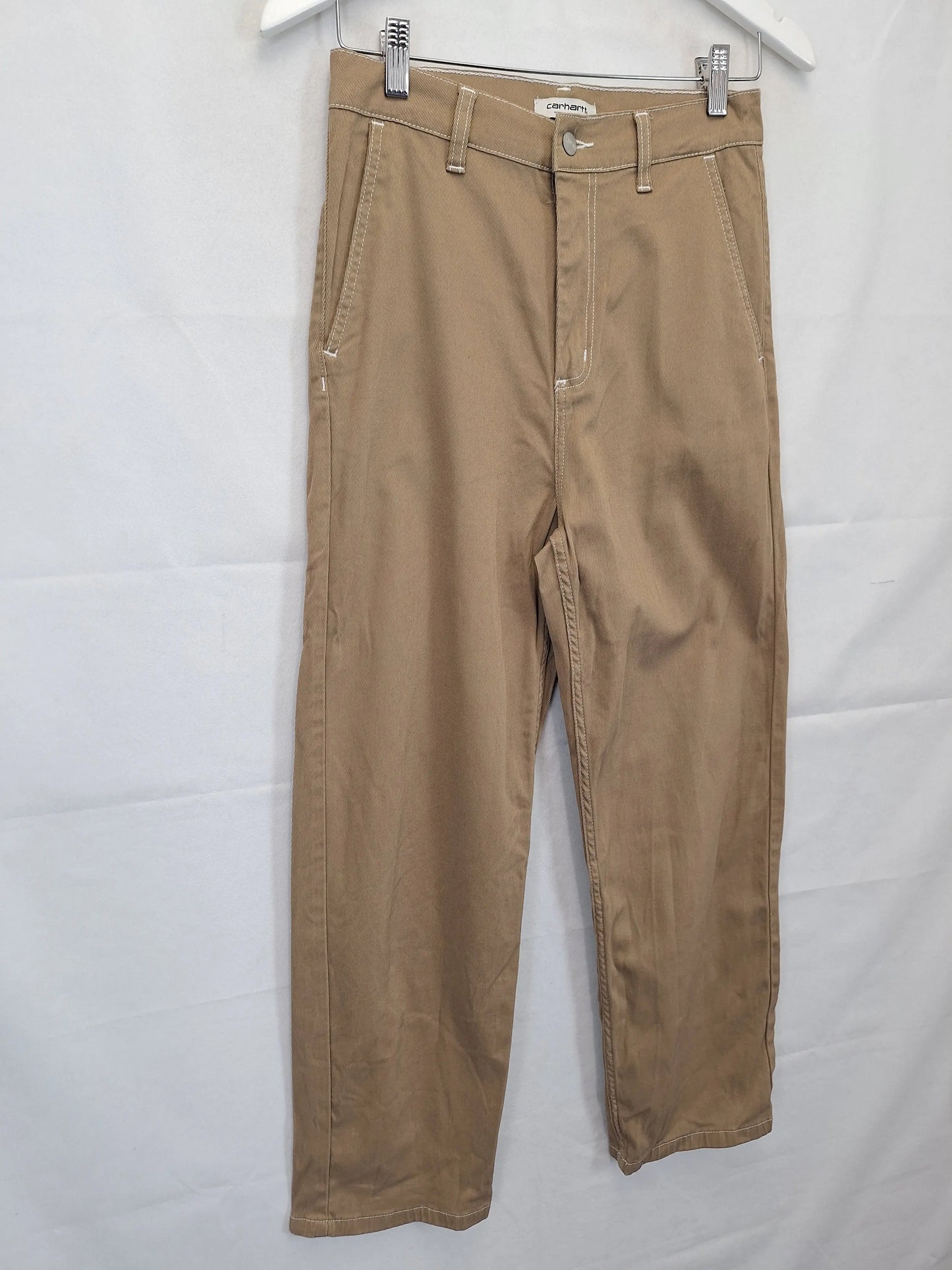 Carhartt Camel Armanda Relaxed Straight Pants Size 8 by SwapUp-Online Second Hand Store-Online Thrift Store