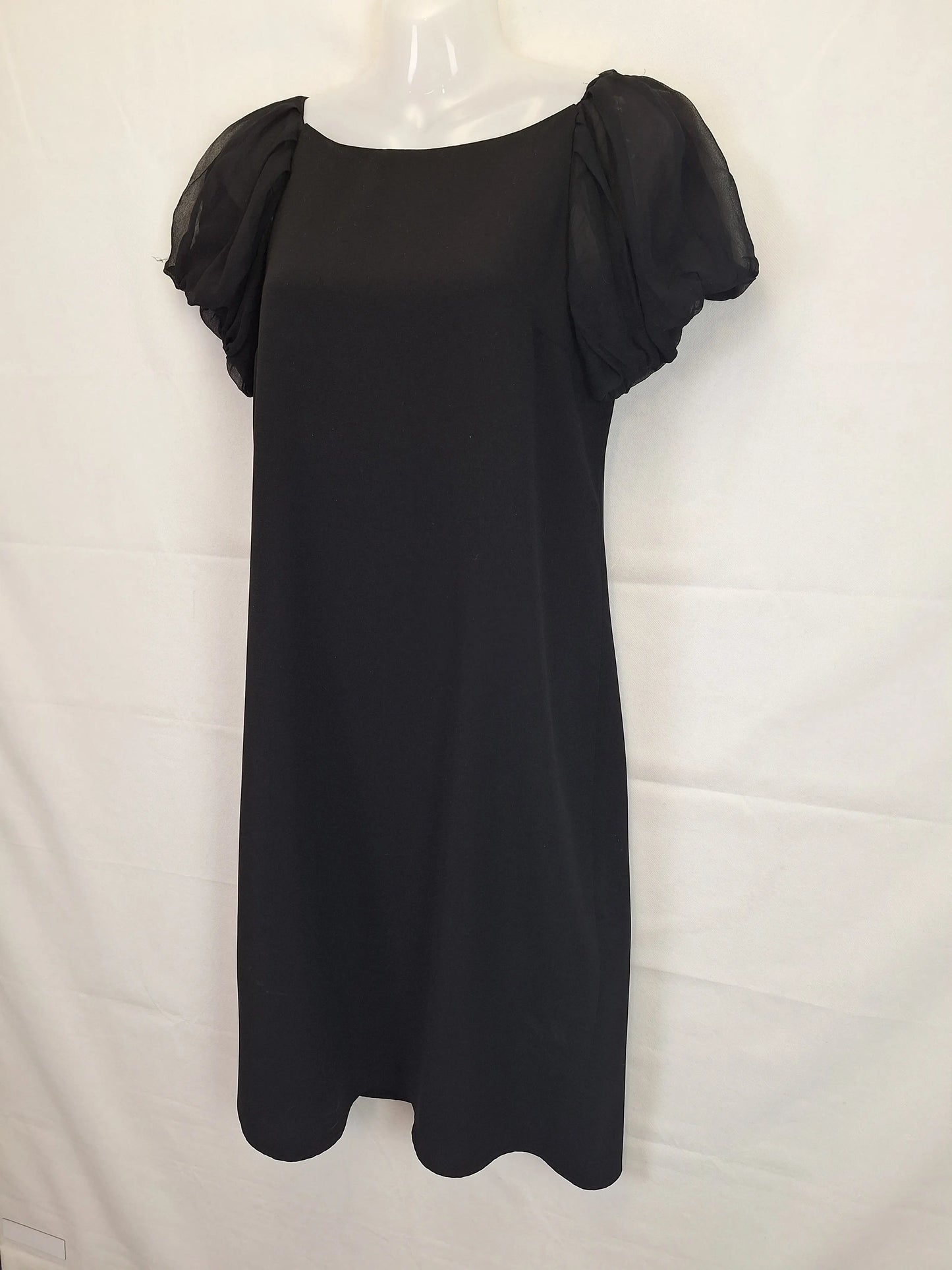 Carla Zampatti Basic Staple Midi Dress Size 6 by SwapUp-Online Second Hand Store-Online Thrift Store