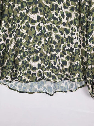 Carolina Camo Animal Print Top Size s/m by SwapUp-Online Second Hand Store-Online Thrift Store