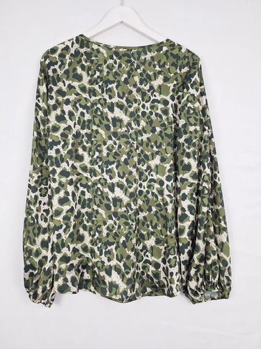 Carolina Camo Animal Print Top Size s/m by SwapUp-Online Second Hand Store-Online Thrift Store