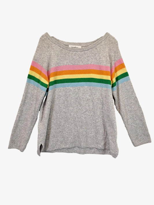 Carolina Wool Blend Striped Soft Knit Jumper Size L by SwapUp-Online Second Hand Store-Online Thrift Store