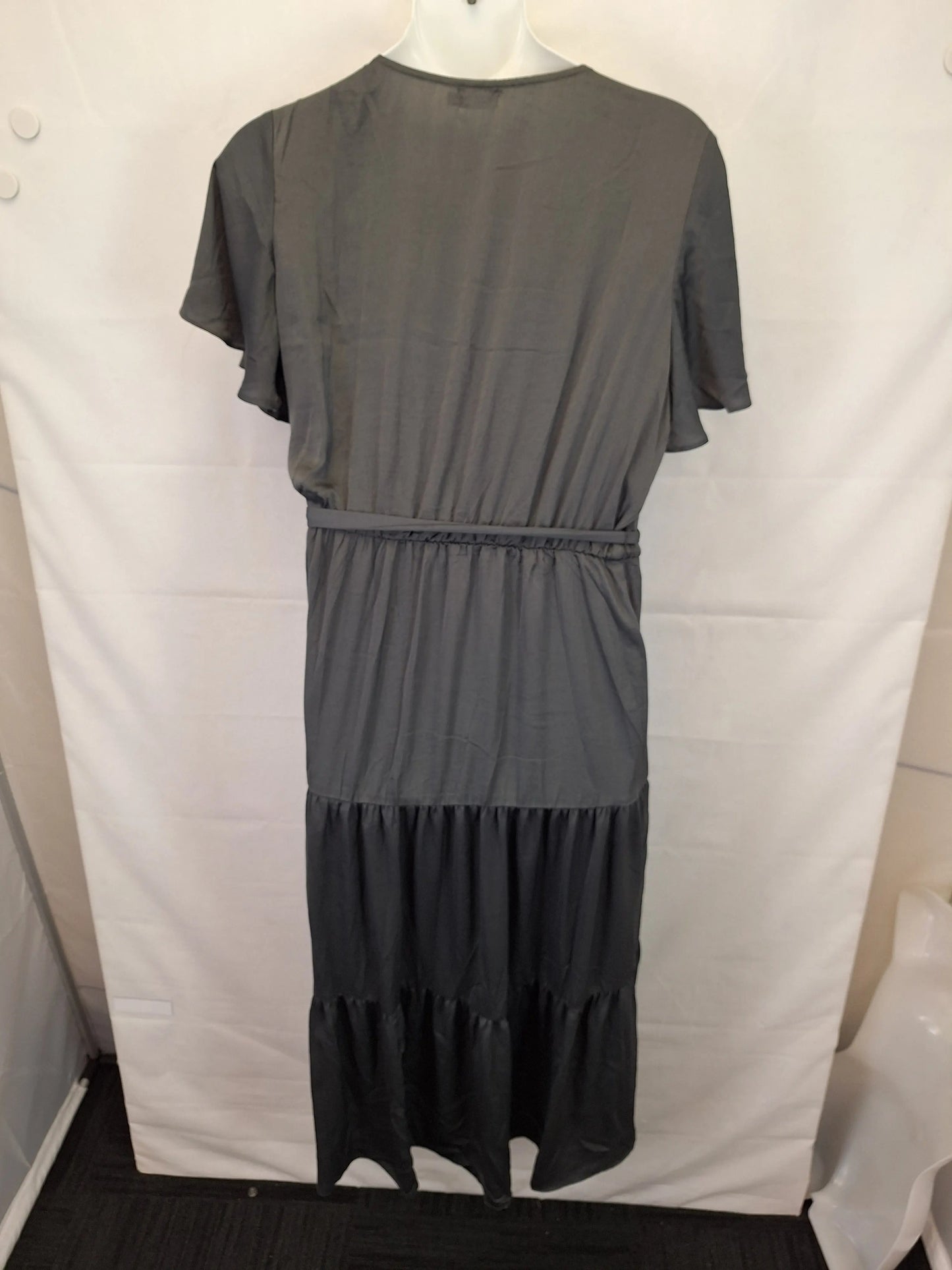Cazinc the Label Pricilla V-neck Evening Maxi Dress Size 16 by SwapUp-Online Second Hand Store-Online Thrift Store