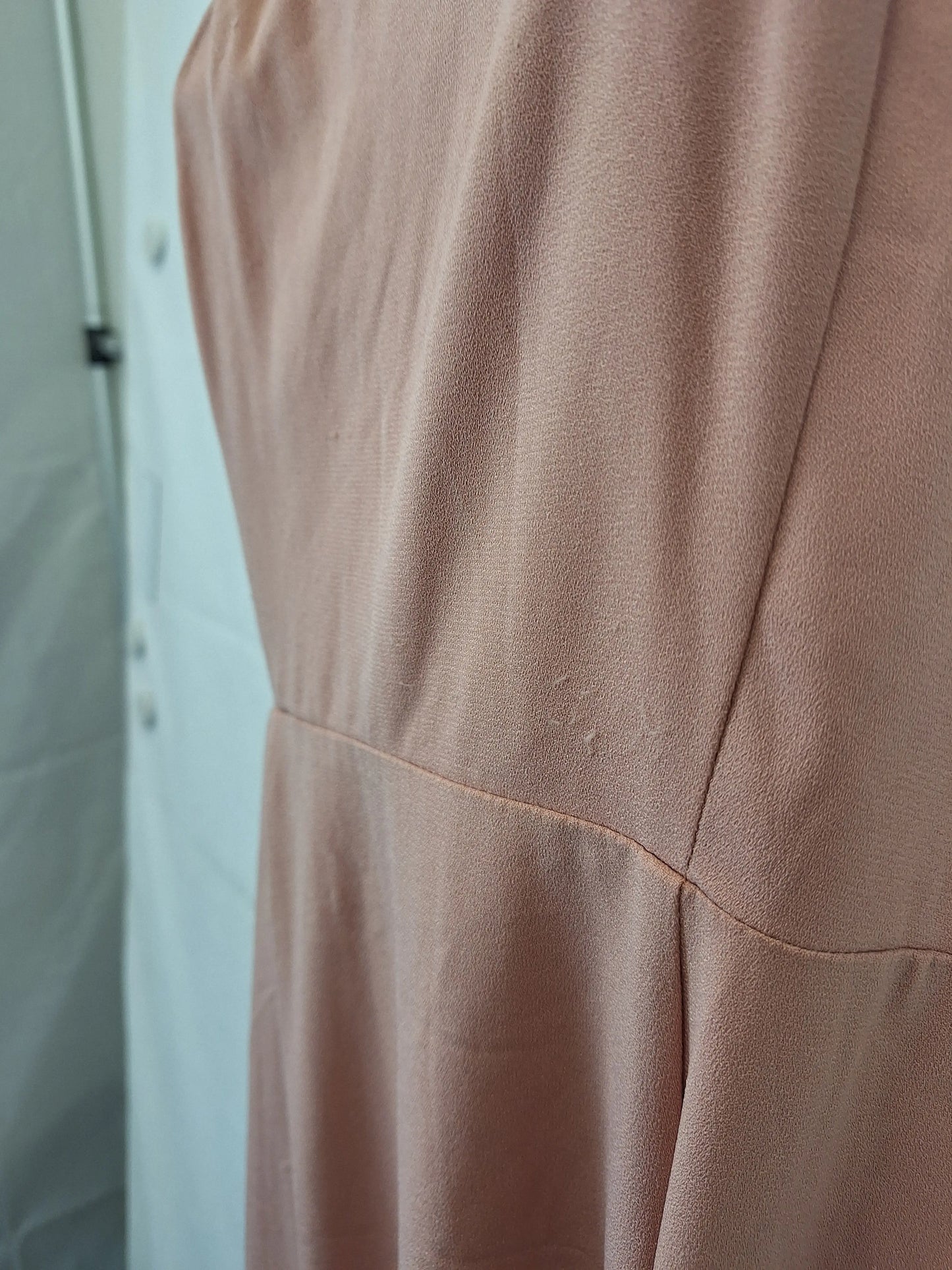 Chancery Elegant Blush Low Back Maxi Dress Size 12 by SwapUp-Online Second Hand Store-Online Thrift Store