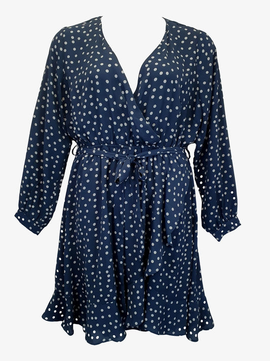 City Chic Amber Polka Dot Midi Dress Size XXS Plus by SwapUp-Online Second Hand Store-Online Thrift Store