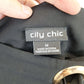 City Chic Belted Gold Ring Relaxed  Pants Size 18 by SwapUp-Online Second Hand Store-Online Thrift Store