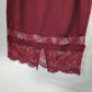 City Chic Burgundy Lace Midi Skirt Size S Plus by SwapUp-Online Second Hand Store-Online Thrift Store