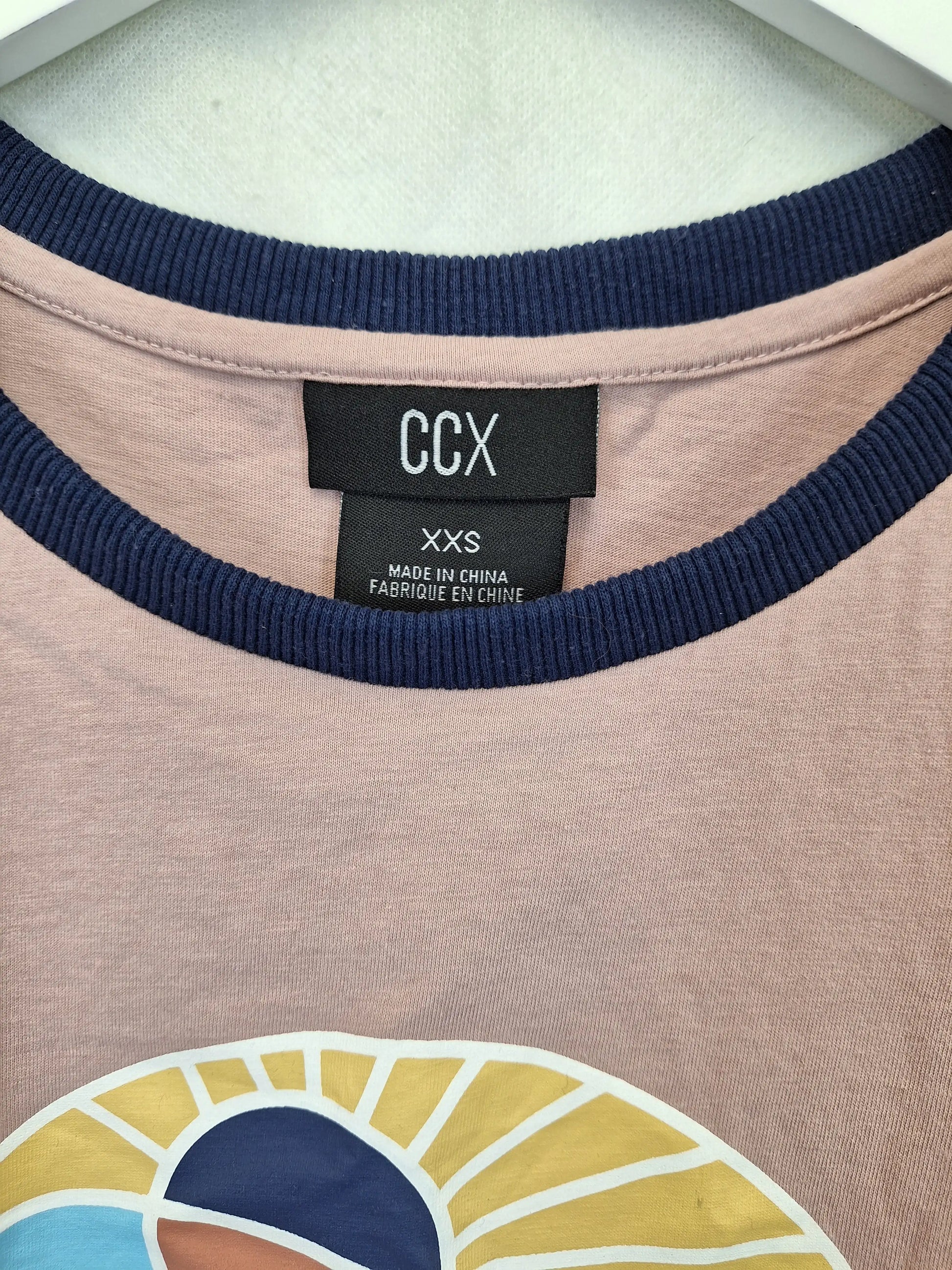 City Chic Cosmic Crew T-shirt Size XXS Plus by SwapUp-Online Second Hand Store-Online Thrift Store