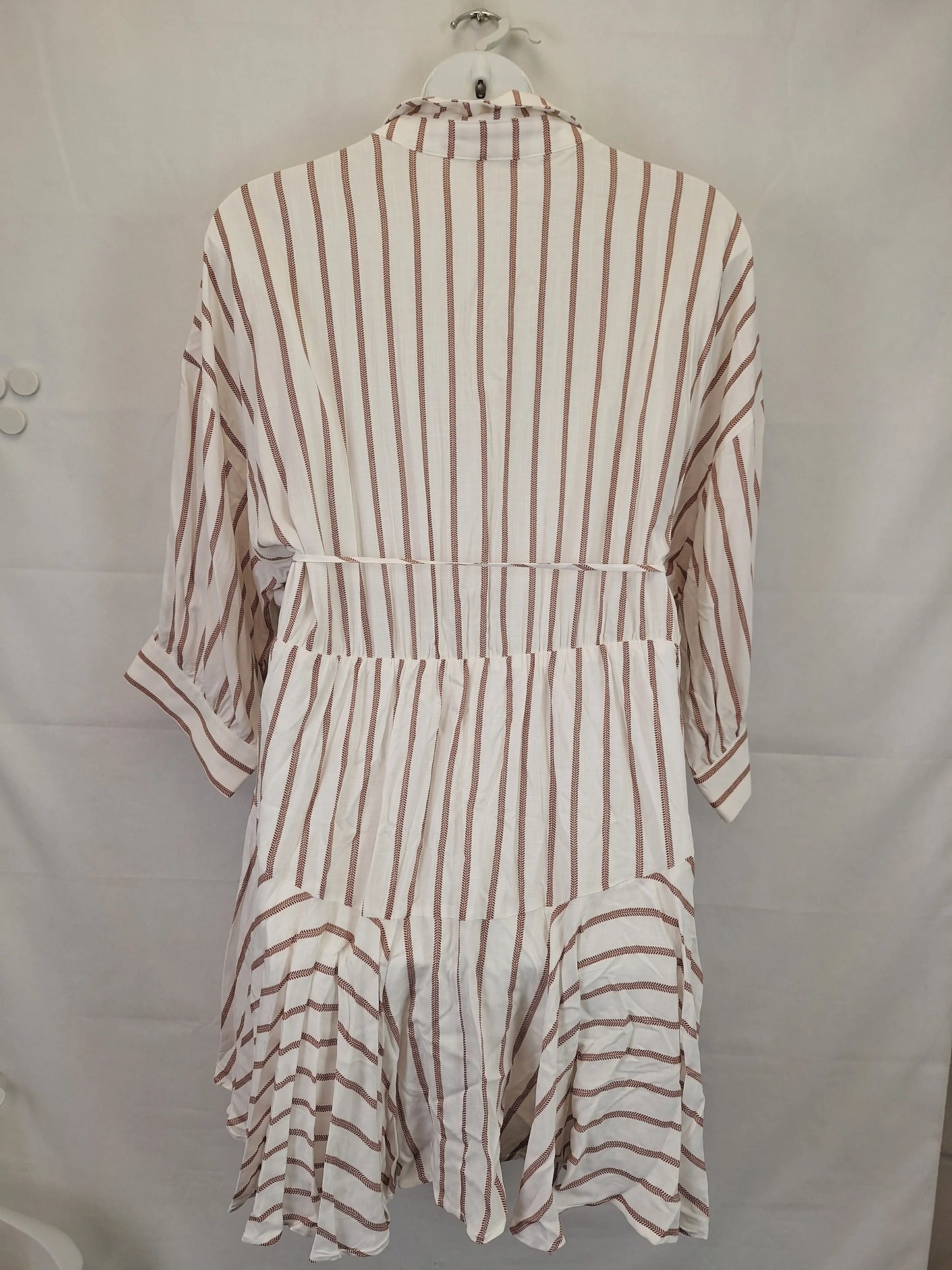 City Chic Elasticized Waist Shirt Style Midi Dress Size 24 by SwapUp-Online Second Hand Store-Online Thrift Store