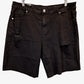 City Chic Harley Mid Rise Black Denim Shorts Size 18 by SwapUp-Online Second Hand Store-Online Thrift Store