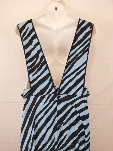 City Chic Pinafore Striped Frill Maxi Dress Size 22 by SwapUp-Online Second Hand Store-Online Thrift Store