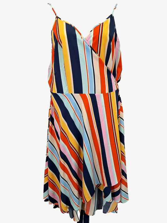 City Chic Summer Stripe Midi Dress Size XL by SwapUp-Online Second Hand Store-Online Thrift Store